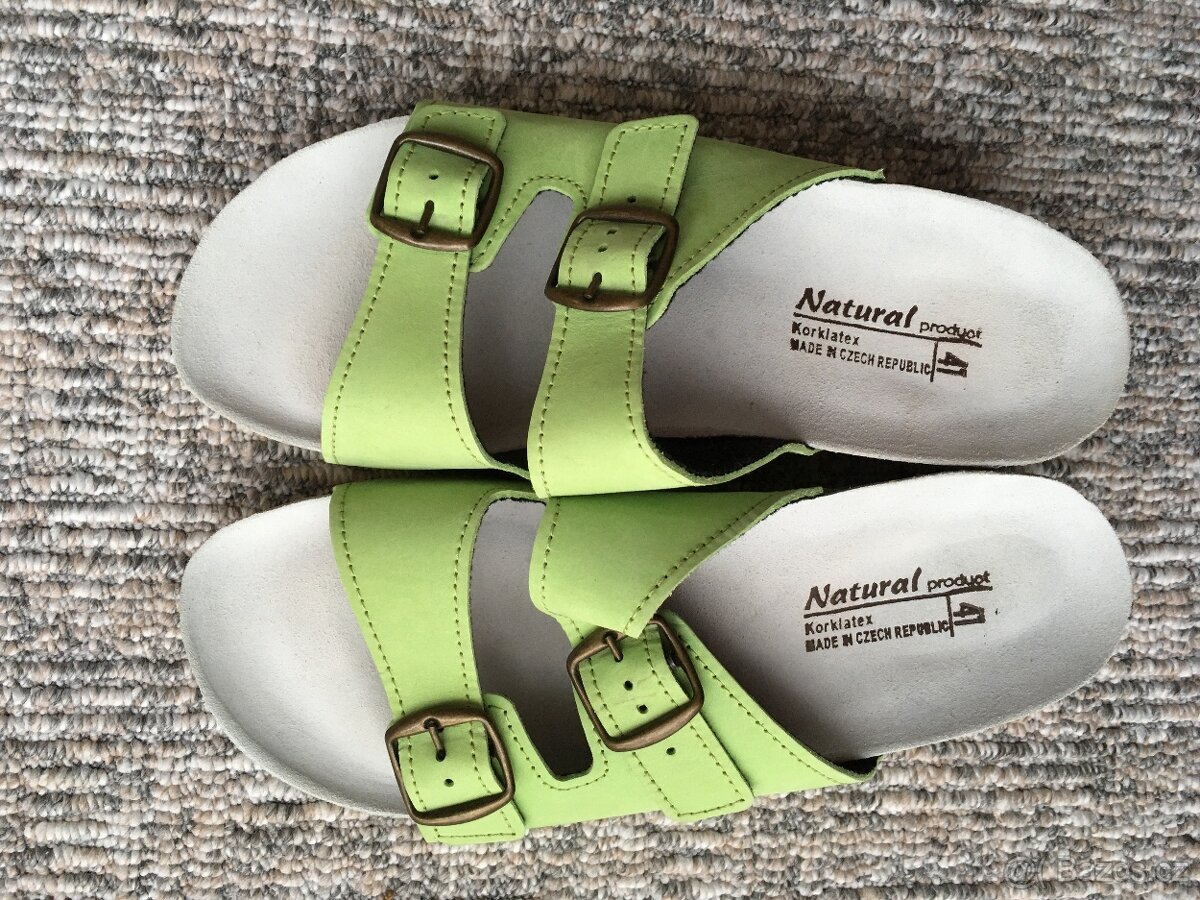 Pantofle z korklatexu, 41