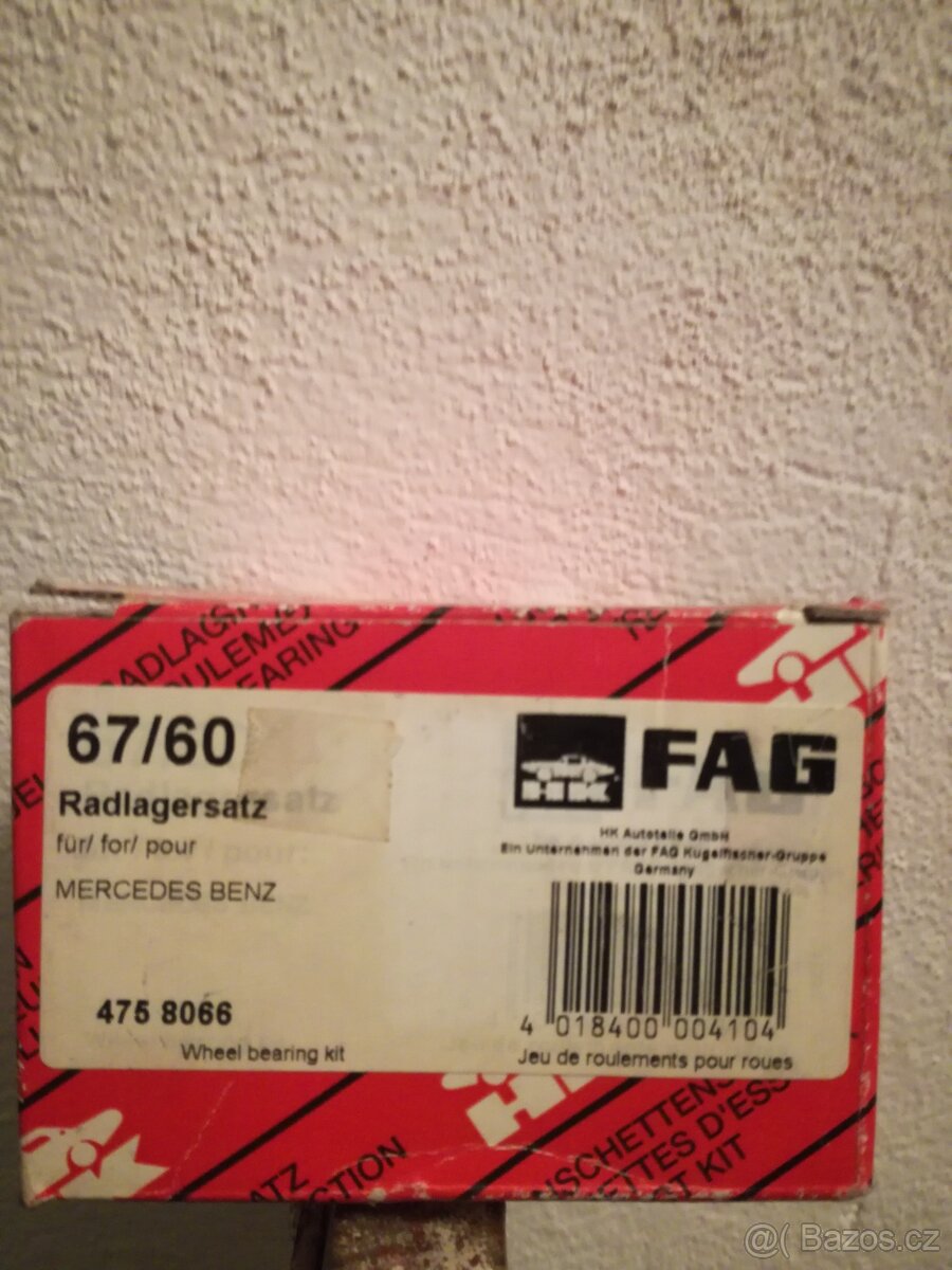 Prodám na Mercedes sprinter 312 přední ložiska.