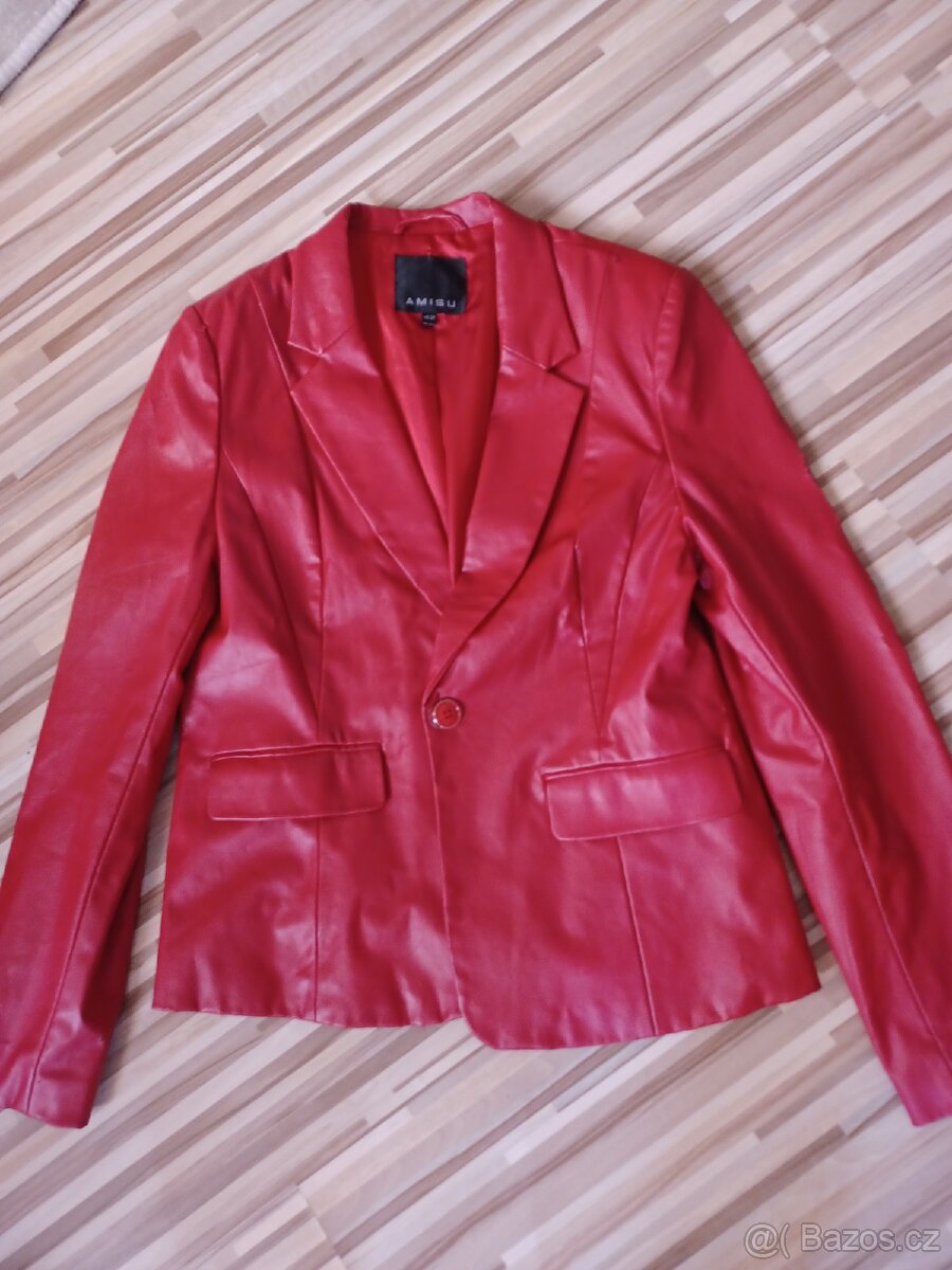 Prodám dámské koženkové sako