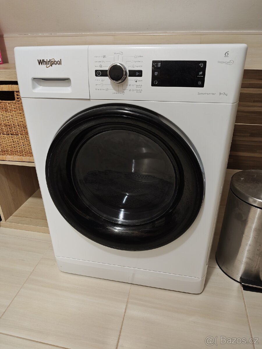 Pračka Whirlpool 9 kg – plně funkční
