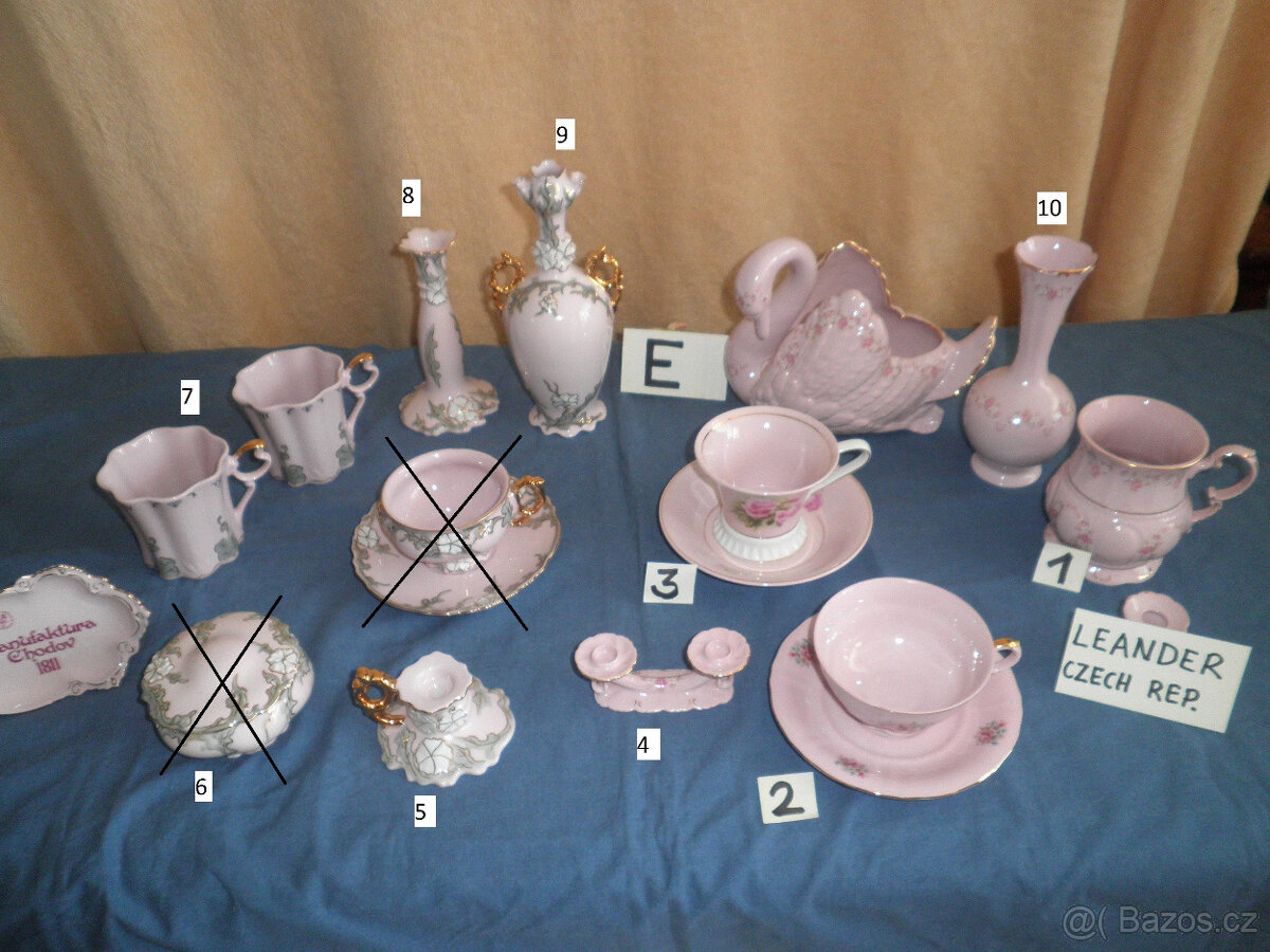 Růžový porcelán