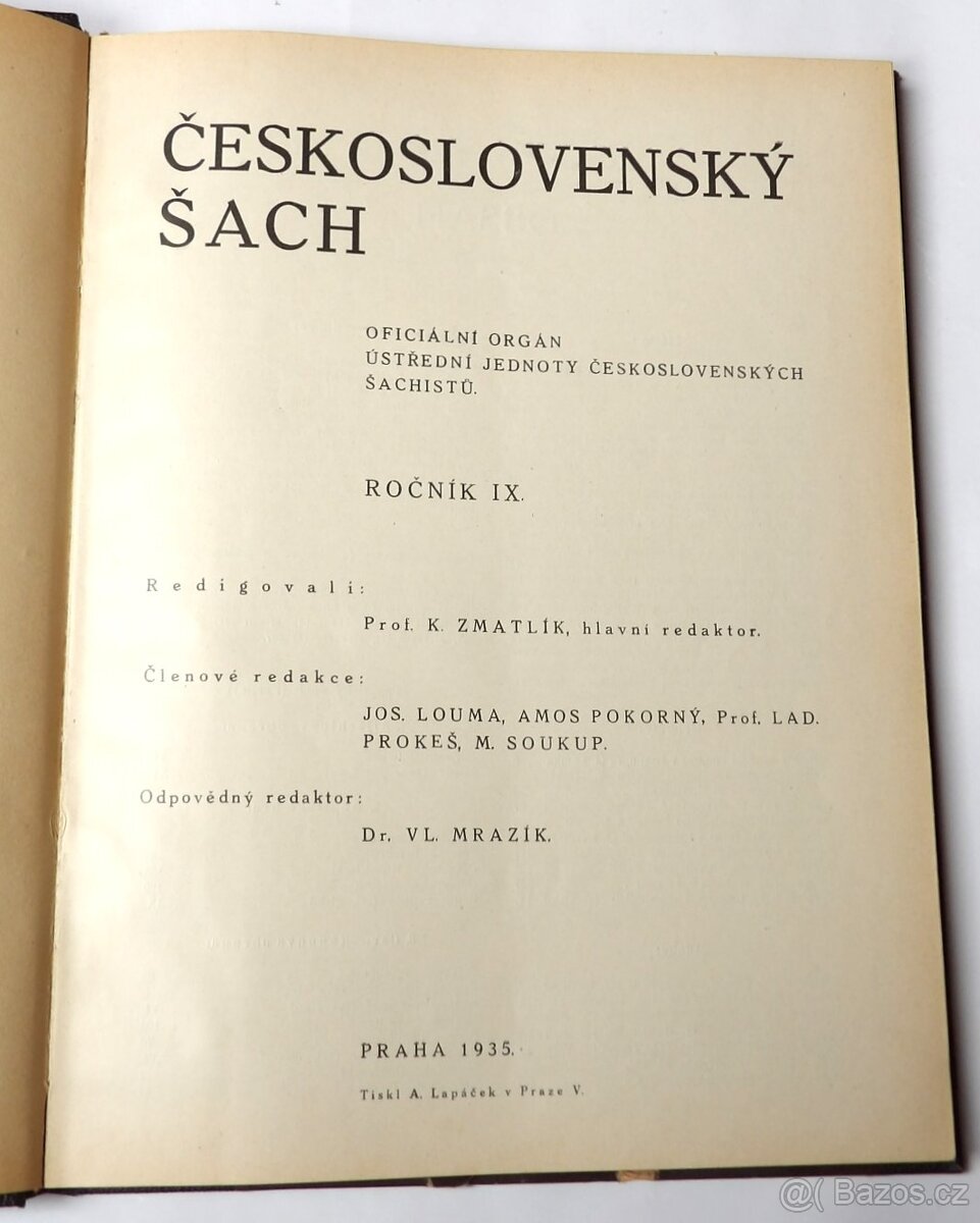 Československý šach - 1935