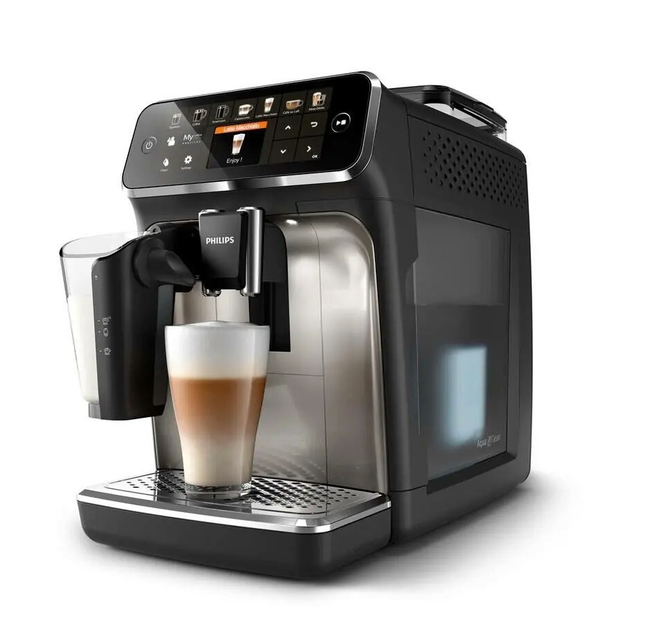 Automatický kávovar Philips LatteGo 5400 – nový mlýnek  moto