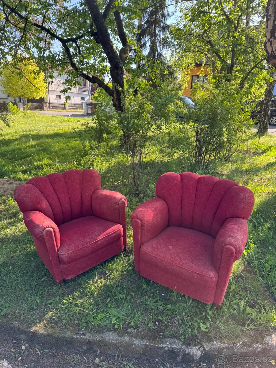 2x křeslo + pohovka
