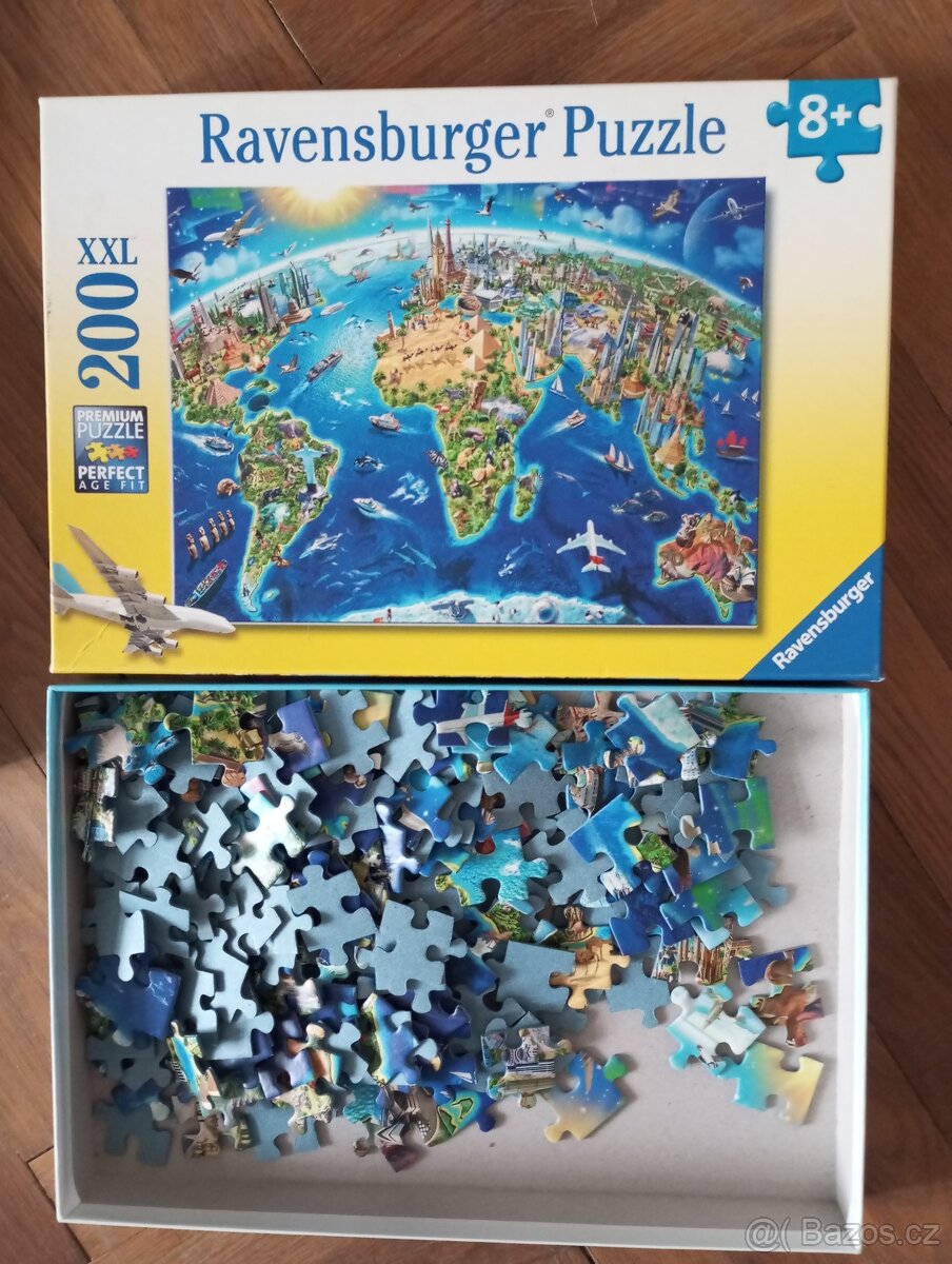 Ravensburger Puzzle 8+ let 200 dílků XXL Svet