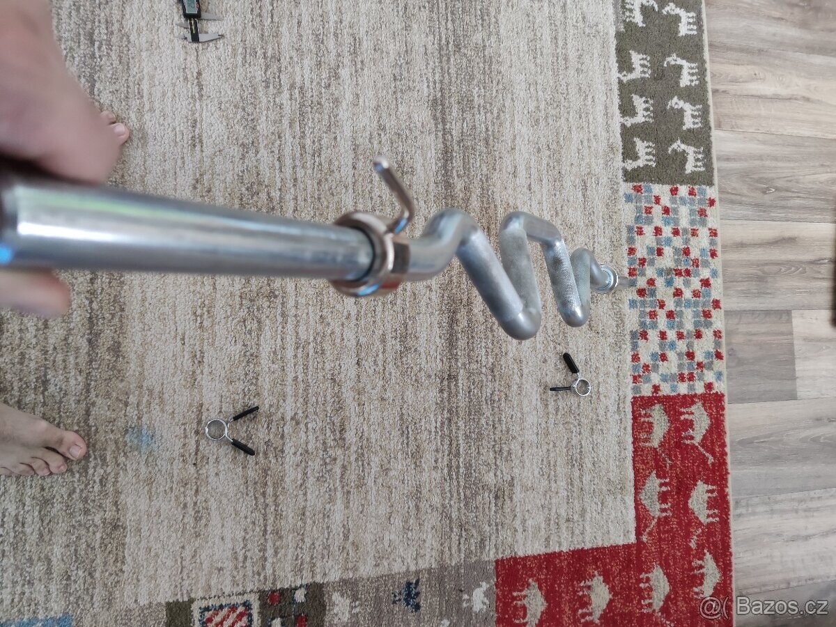 Činková osa SZ triceps 30 mm FITHAM CS na kličku