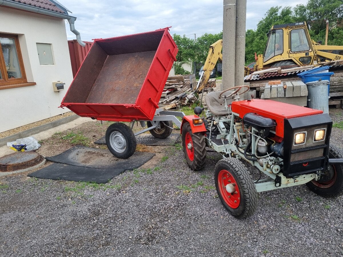 Vlečka sklápěcí malotraktor tk