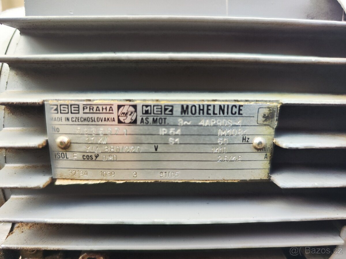 Prodám El. motory 380v MEZ Mohelnice