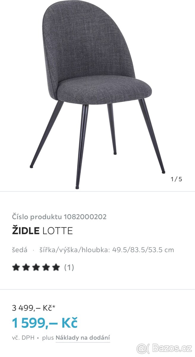 Jídelní židle NOVÉ