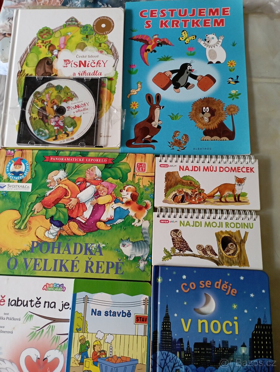 Knížky,leporela pro malé děti