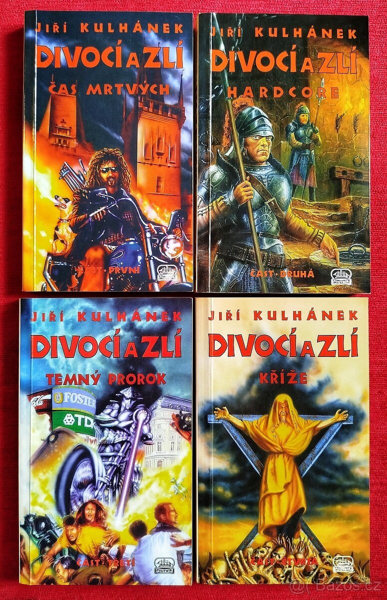 4x DIVOCÍ A ZLÍ (J. Kulhánek) - KOMPLET