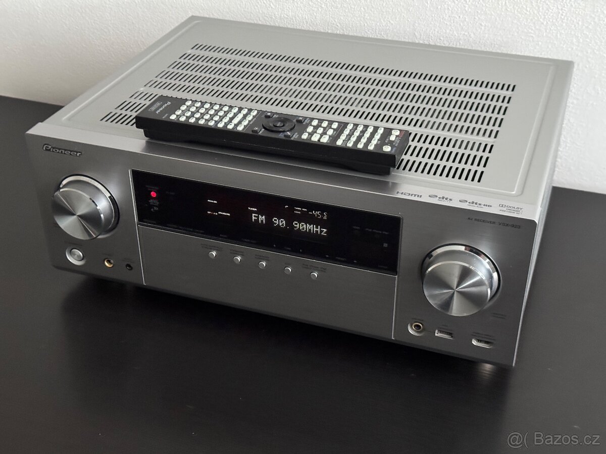 7.2 RECEIVER ZESILOVAČ PIONEER VSX-923 HDMI USB DLNA AIRPLAY