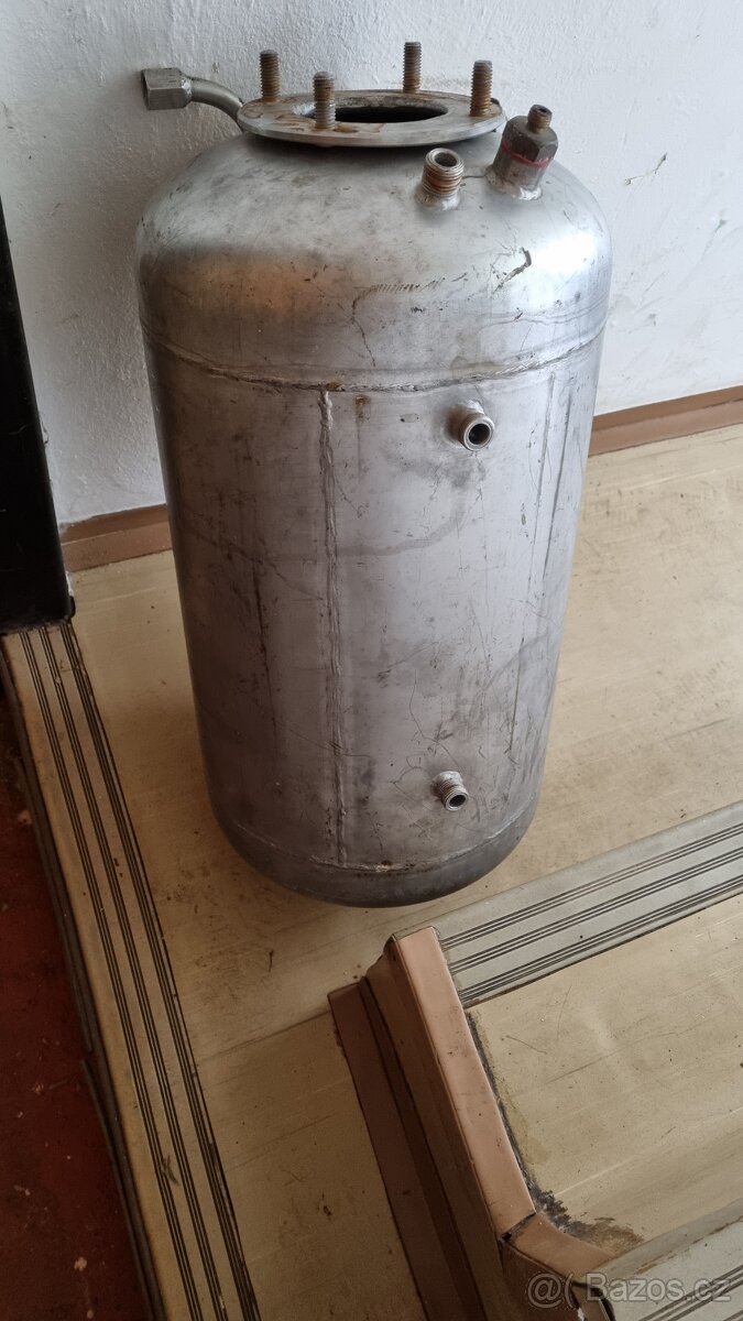 INOX - NEREZOVÁ TLAKOVÁ NÁDOBA - NÁDRŽ 40L