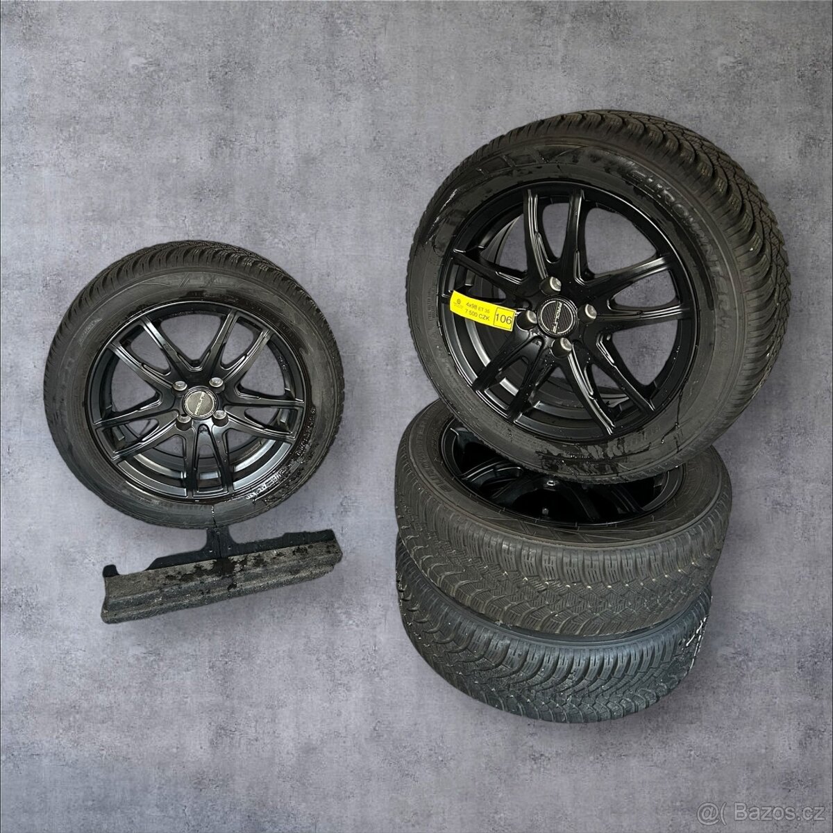 Alu kola Proline 4x98 + zimní 185/55r15