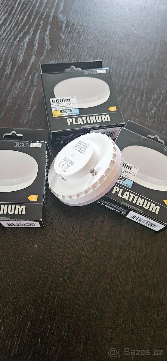 LED žárovka patice GX53 - 4ks žárovky