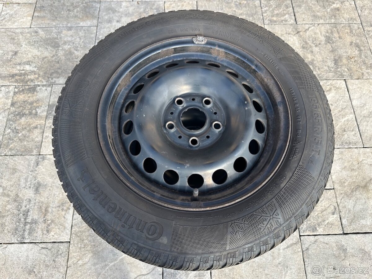 Zimní sada kol na Škoda, Seat, VW, Audi 195/65/R15