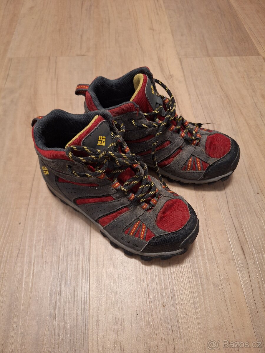 Vysoké trekové boty Columbia, vel 33