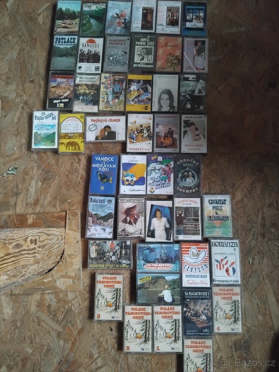 audio - kazety OROGINÁL cca 71  ks - Posílám poštou