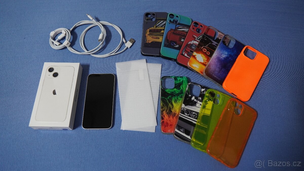 Apple iPhone 13 mini 128GB - Bílý - Stav A+