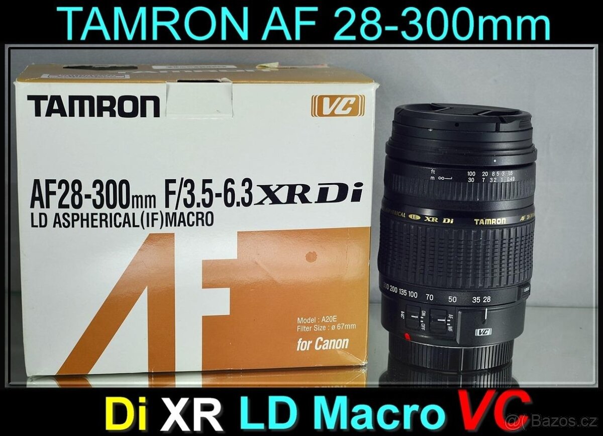 pro Canon -Tamron AF 28-300mm XR Di LD Macro IF VC