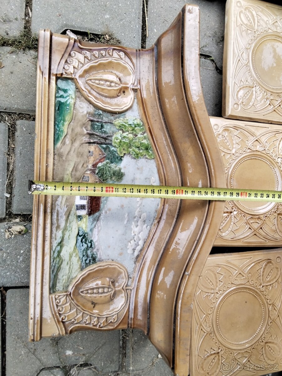 Kachle na kachlová kamna