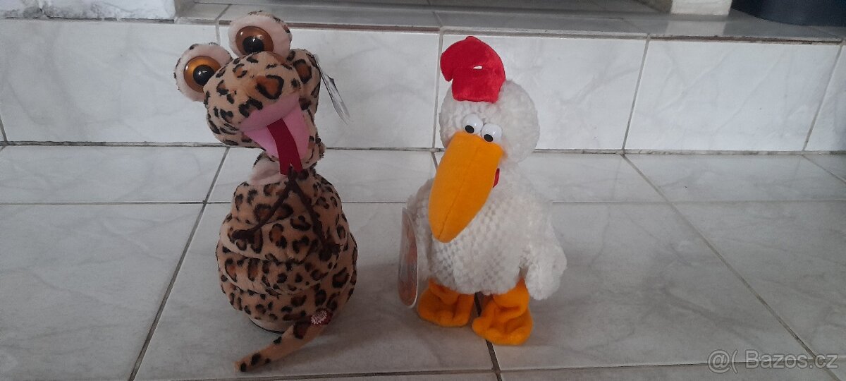 Elektrická hračka, chodí, zpívá