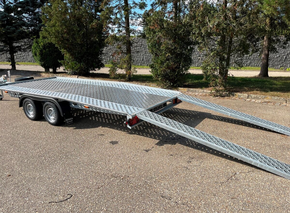 Přepravník snížený, kurtování celá plocha 450x210cm, 2700kg