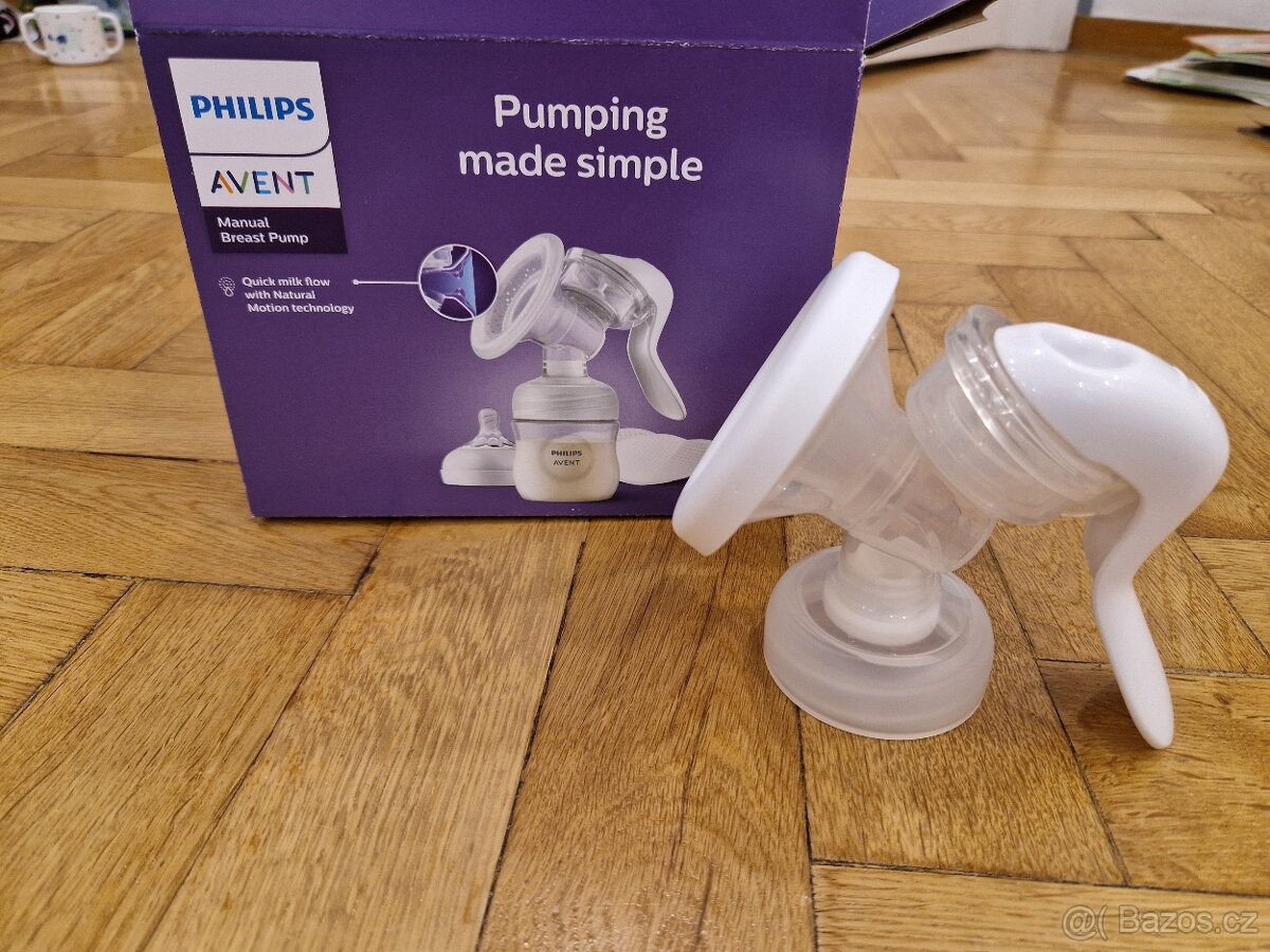 Nová odsávačka mléka Avent- manuální