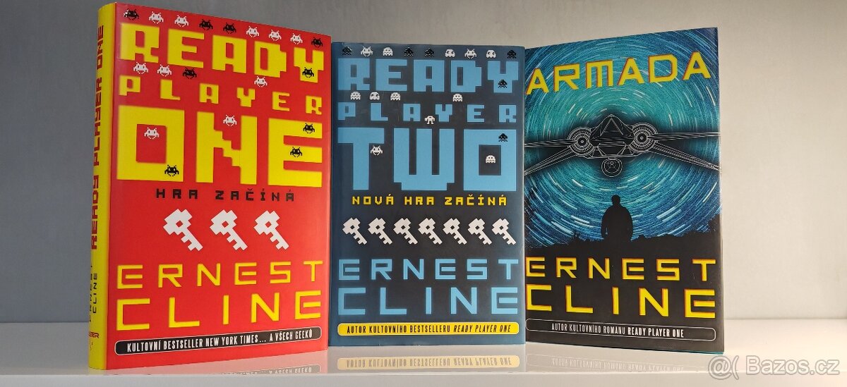 Knihy READY PLAYER ONE, TWO, ARMADA - Ernest Cline