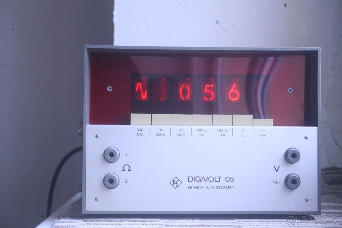 Elektronkový multimetr Rohde&Schwarz DIGIVOLT O5