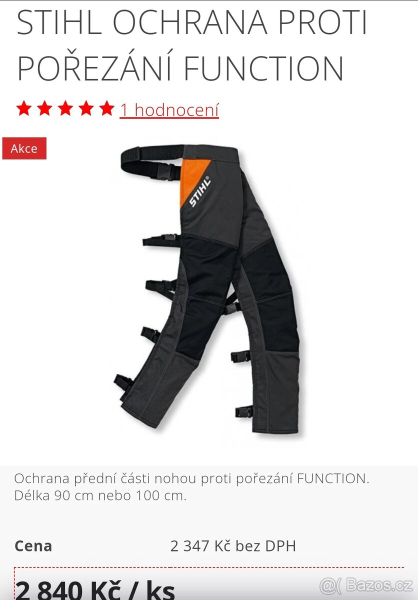 STIHL Ochrana proti pořezání FUNCTION