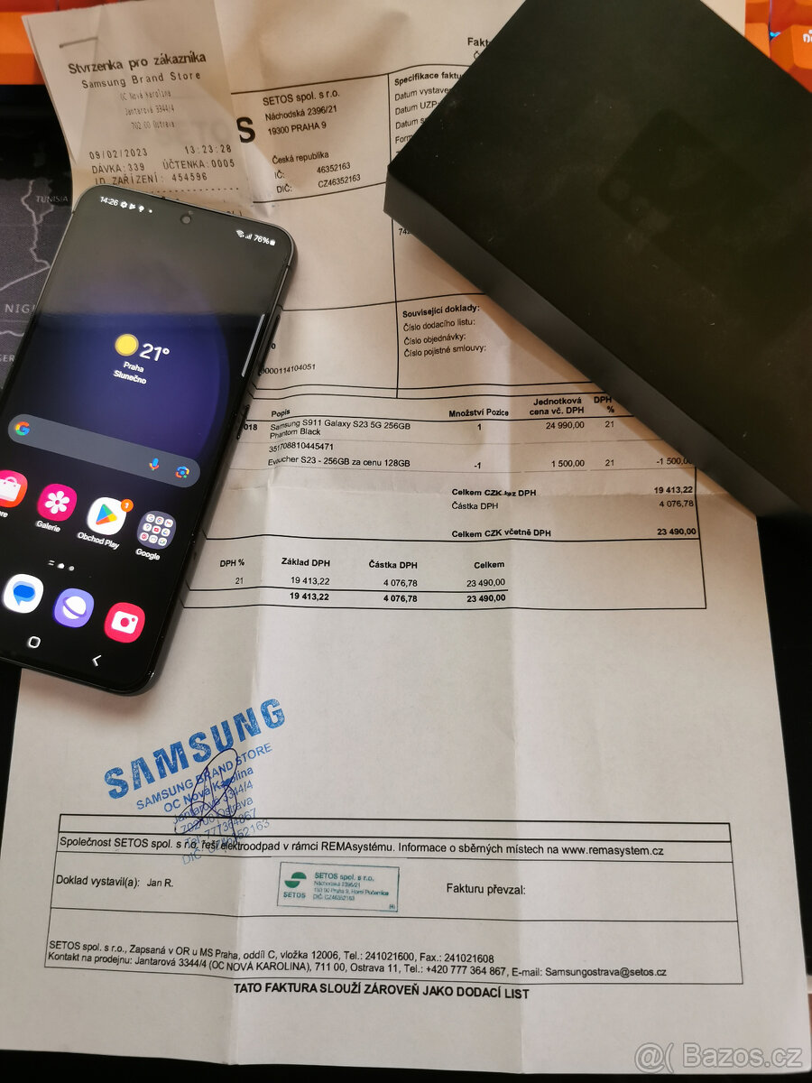 Prodám Samsung S23 5G 256Gb