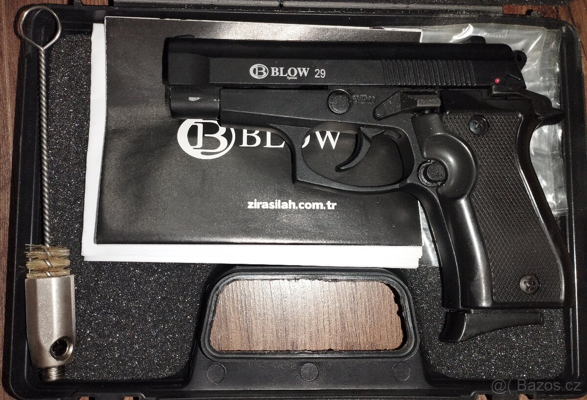 Plynová pistole Blow 29, 9mm P.A.K. kategorie D