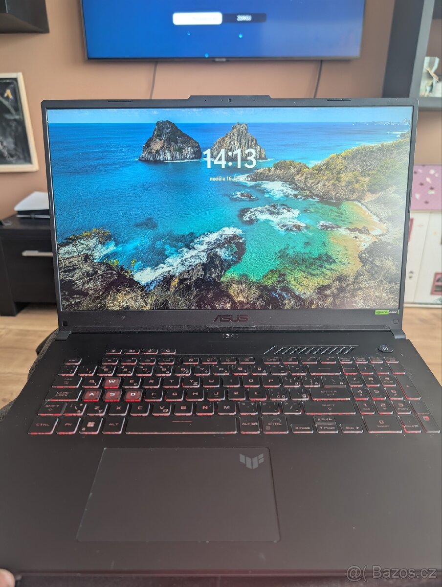ASUS TUF gaming A17 VÝMĚNA