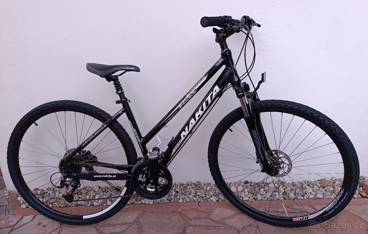 Dámské kolo NAKITA cross - ALU rám 17" - DEORE