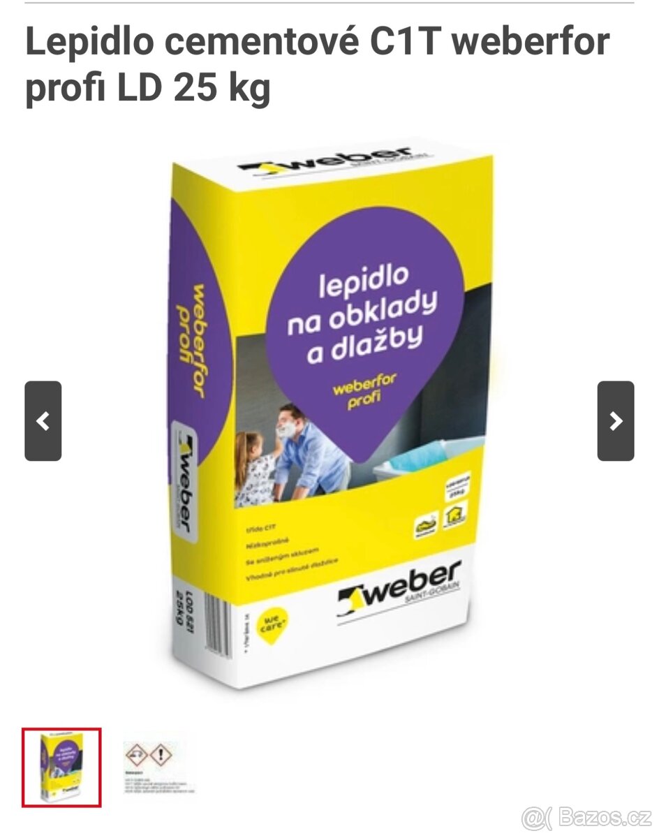 Štuk, lepidlo, hydroizolace