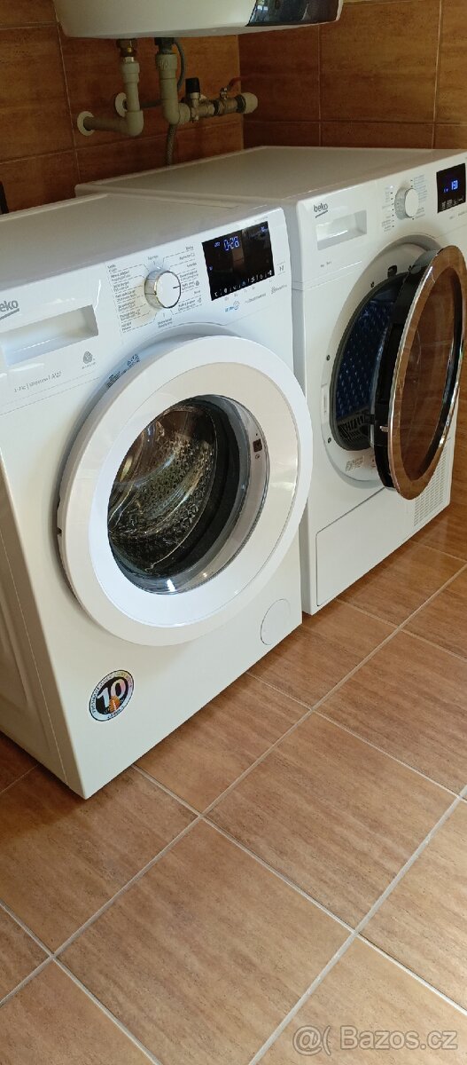 Pračka a sušička zn. Beko-cena dohromady