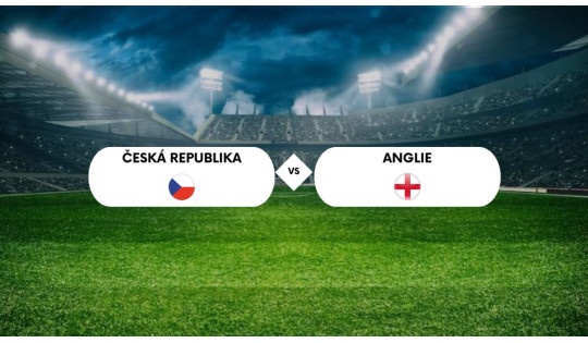 Česko vs Anglie - ME Slovensko U21 - 12.6.2025 ve 21:00 - 6x