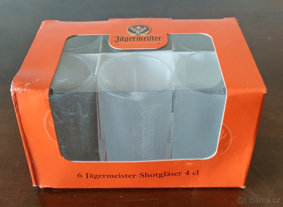 Jägermeister skleničky
