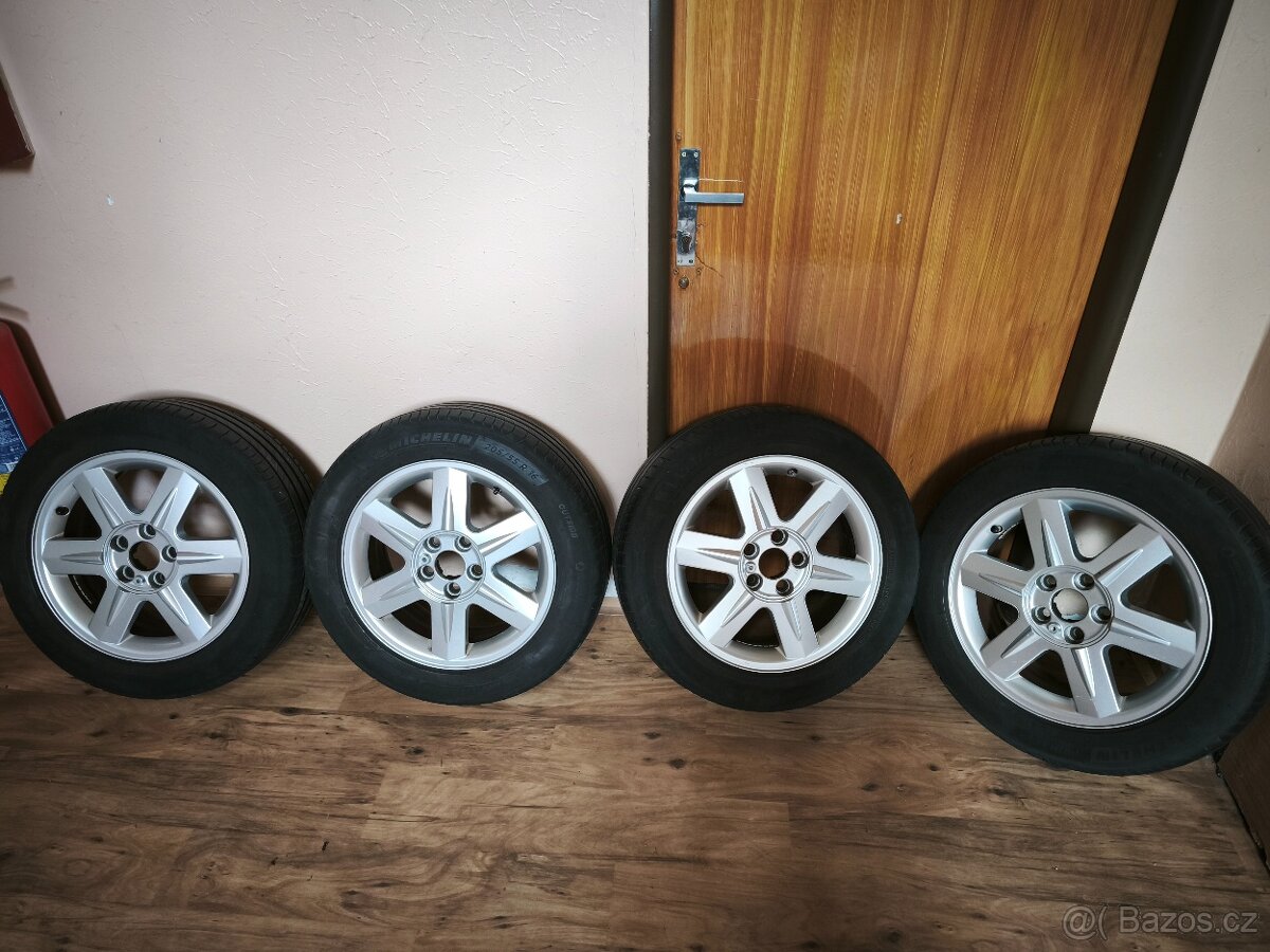 Letní alu sada originál Renault + pneu Michelin primacy 4