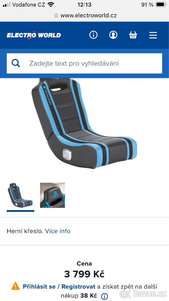 Herní židle "xRocker Playstation"