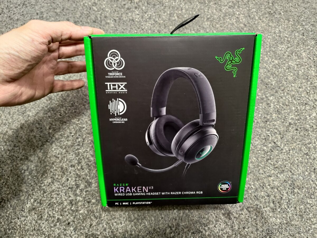 Herní sluchátka Razer Kraken V3