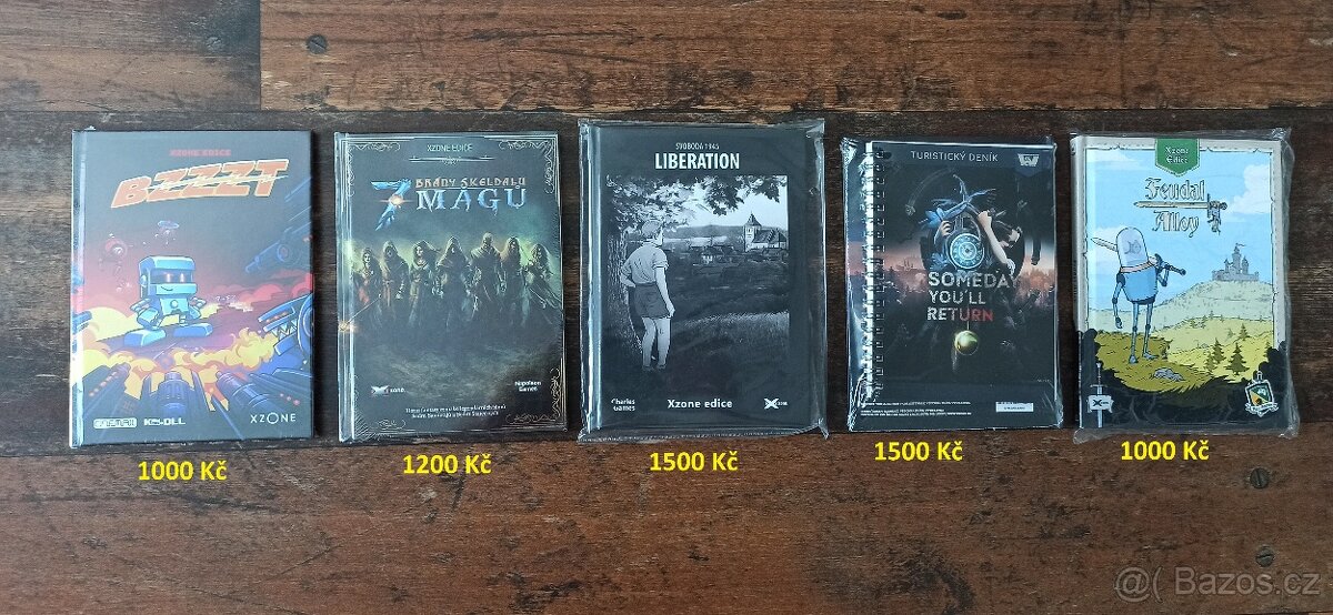 Xzone edice. Nové, zatavené.
