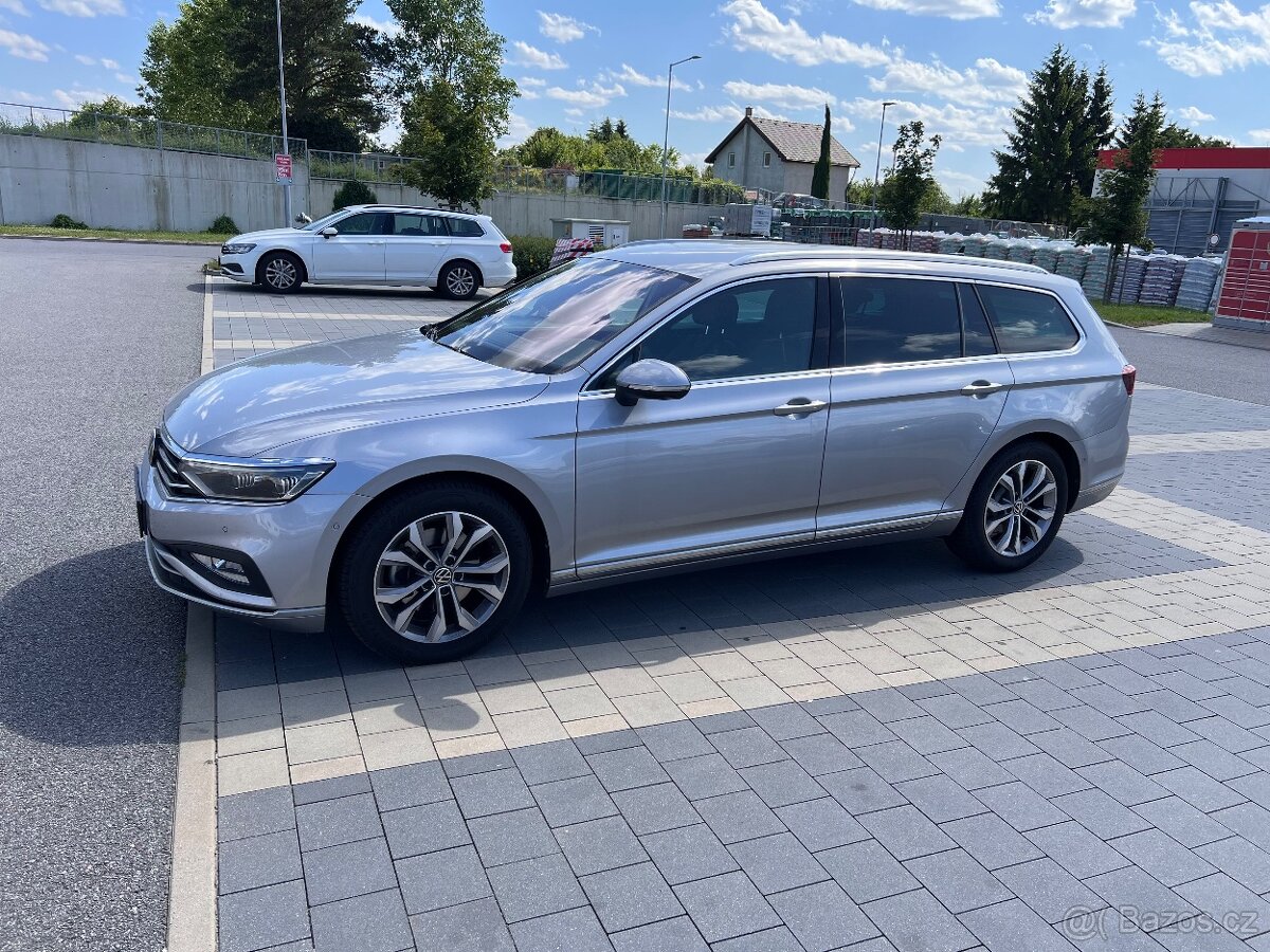Passat Variant B8 FL 2.0 TDI EVO 147kW, DSG, 2021, v záruce