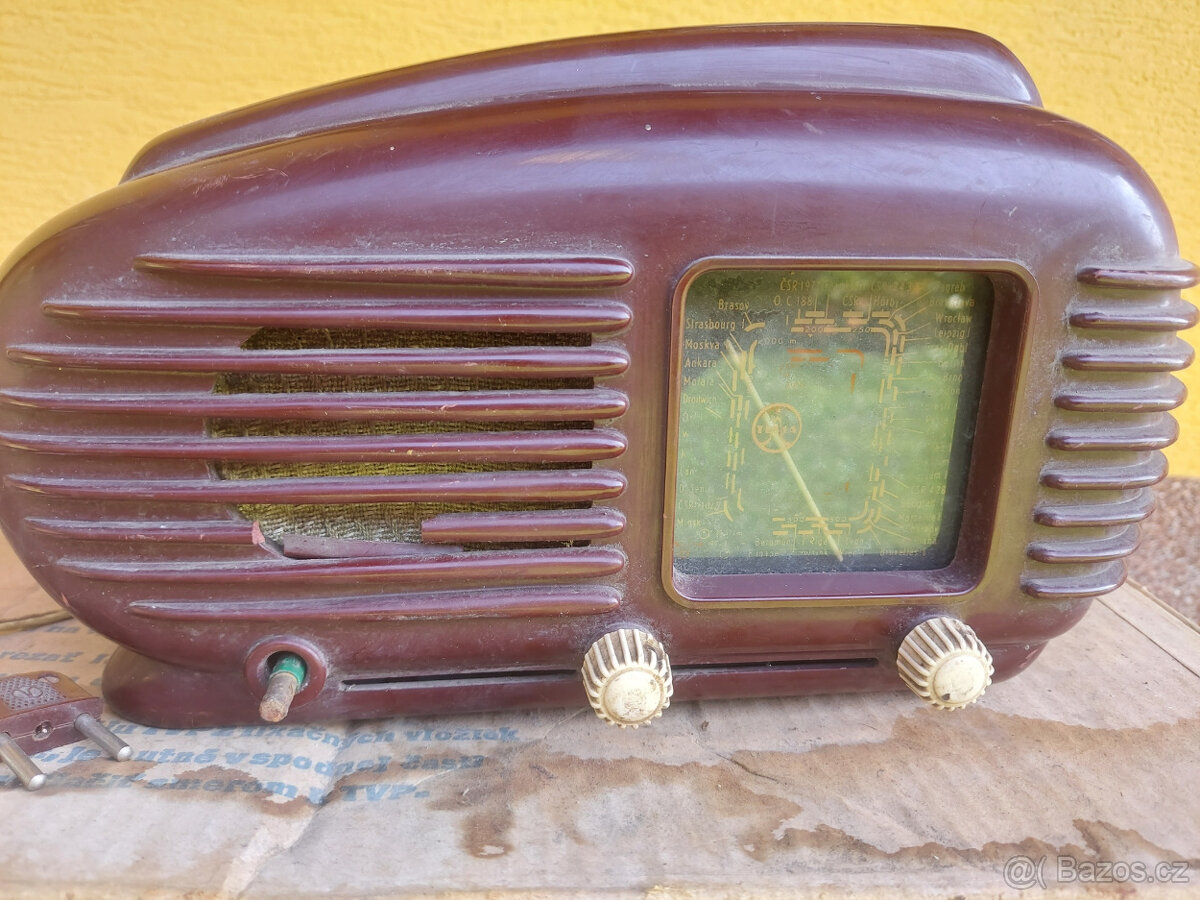 Tesla Talisman 308U - v horším stavu, bručí repro, nehraje