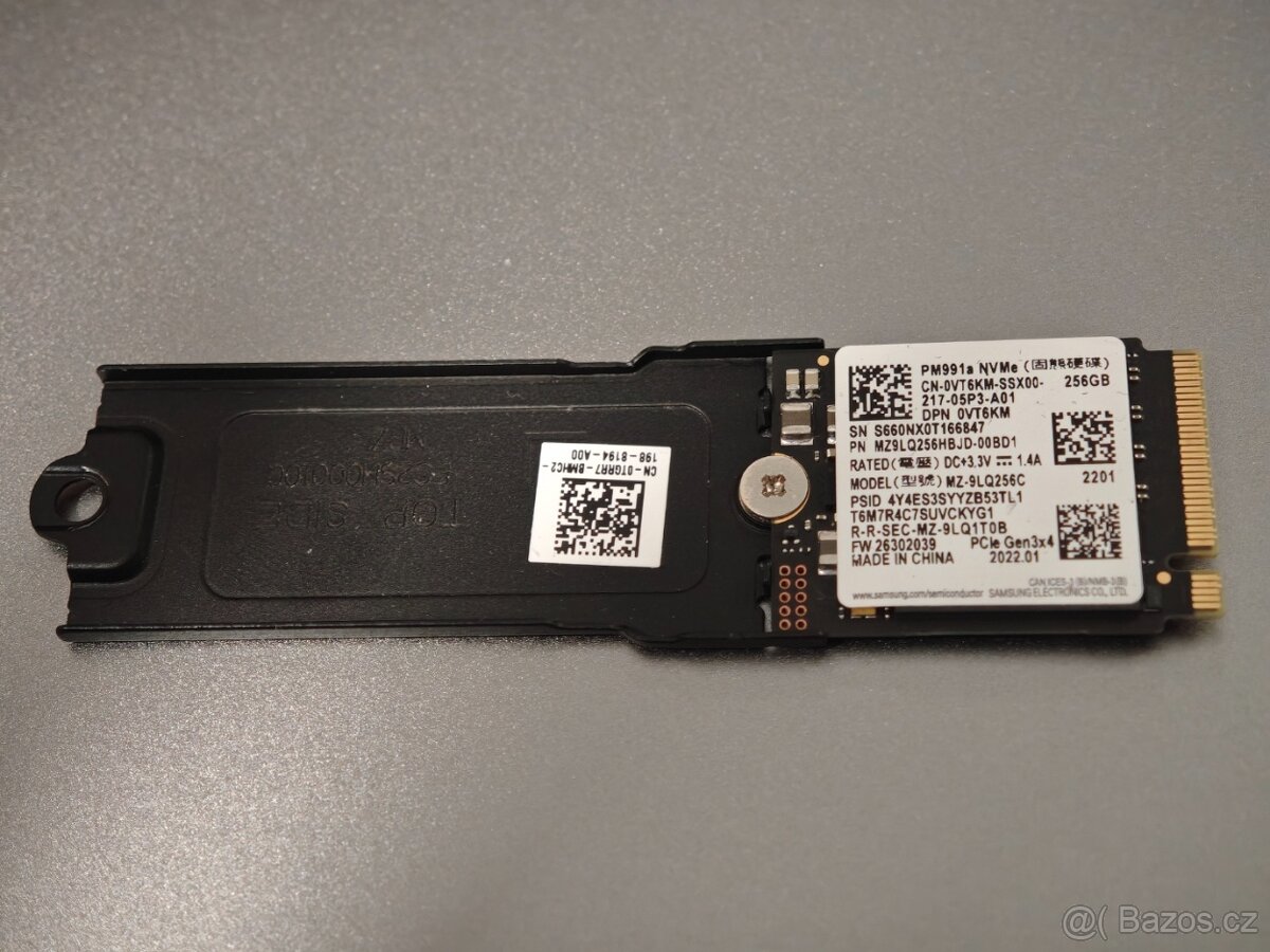 SSD NVME M.2 2230 PCIE Samsung PM991a 256GB