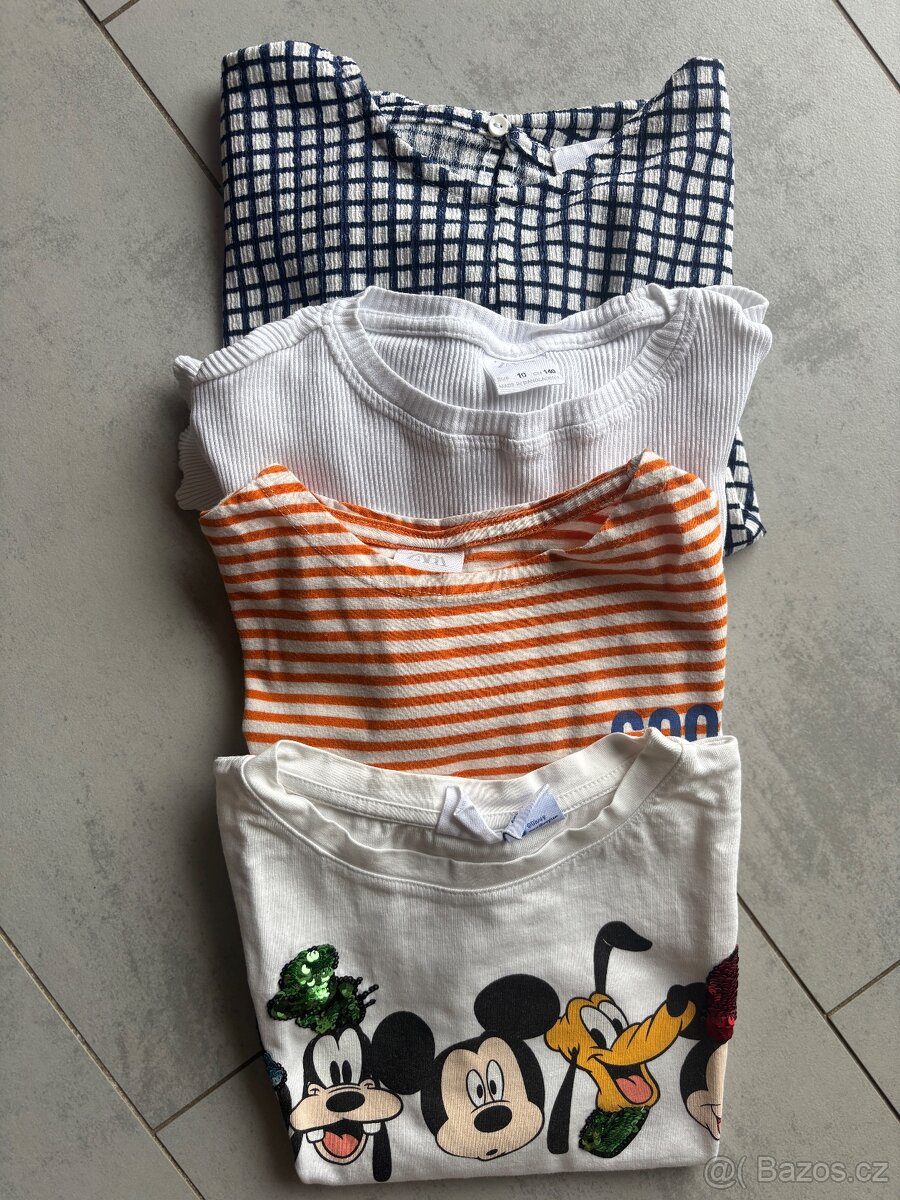 Sada dívčích triček Zara, 10 let
