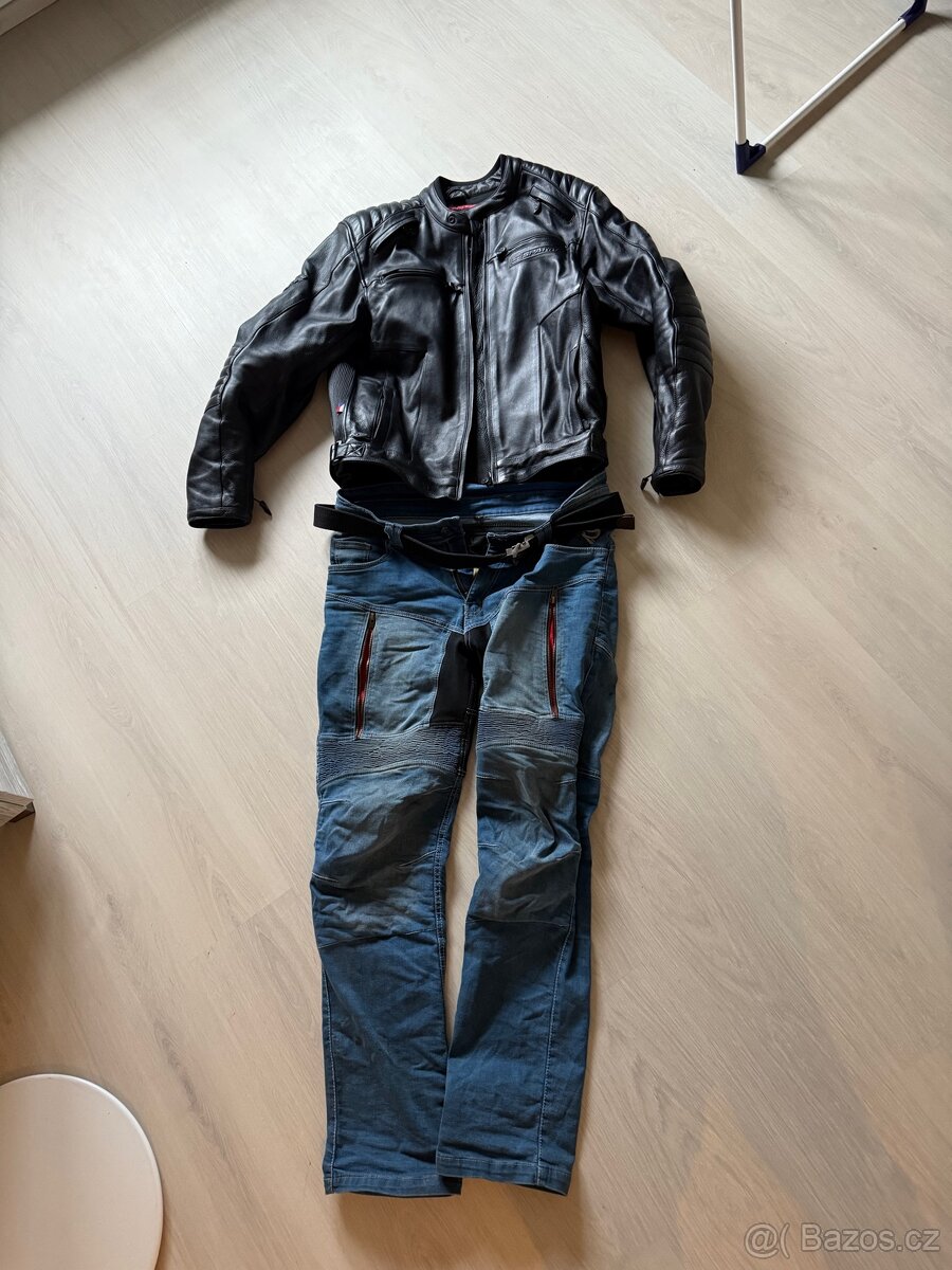 Bunda a rifle na motorku