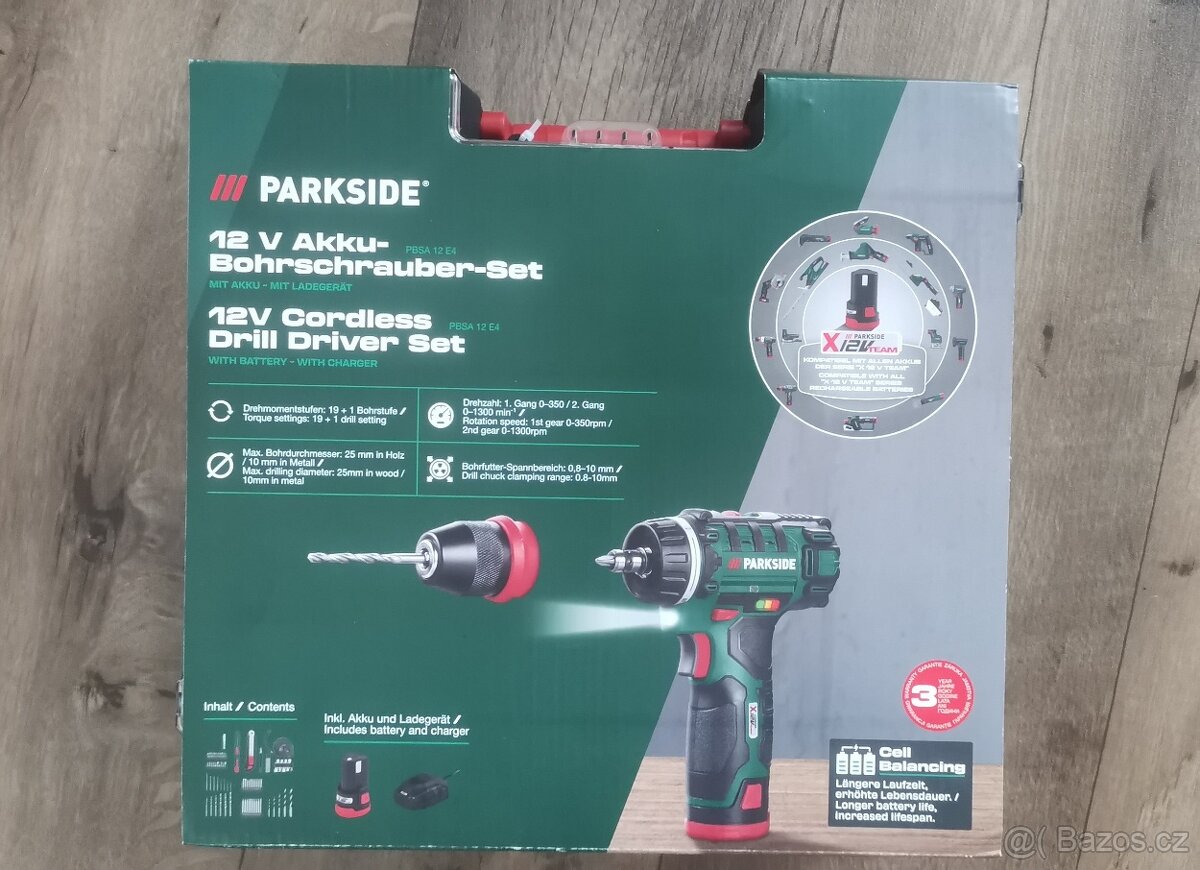 Aku šroubovák Parkside