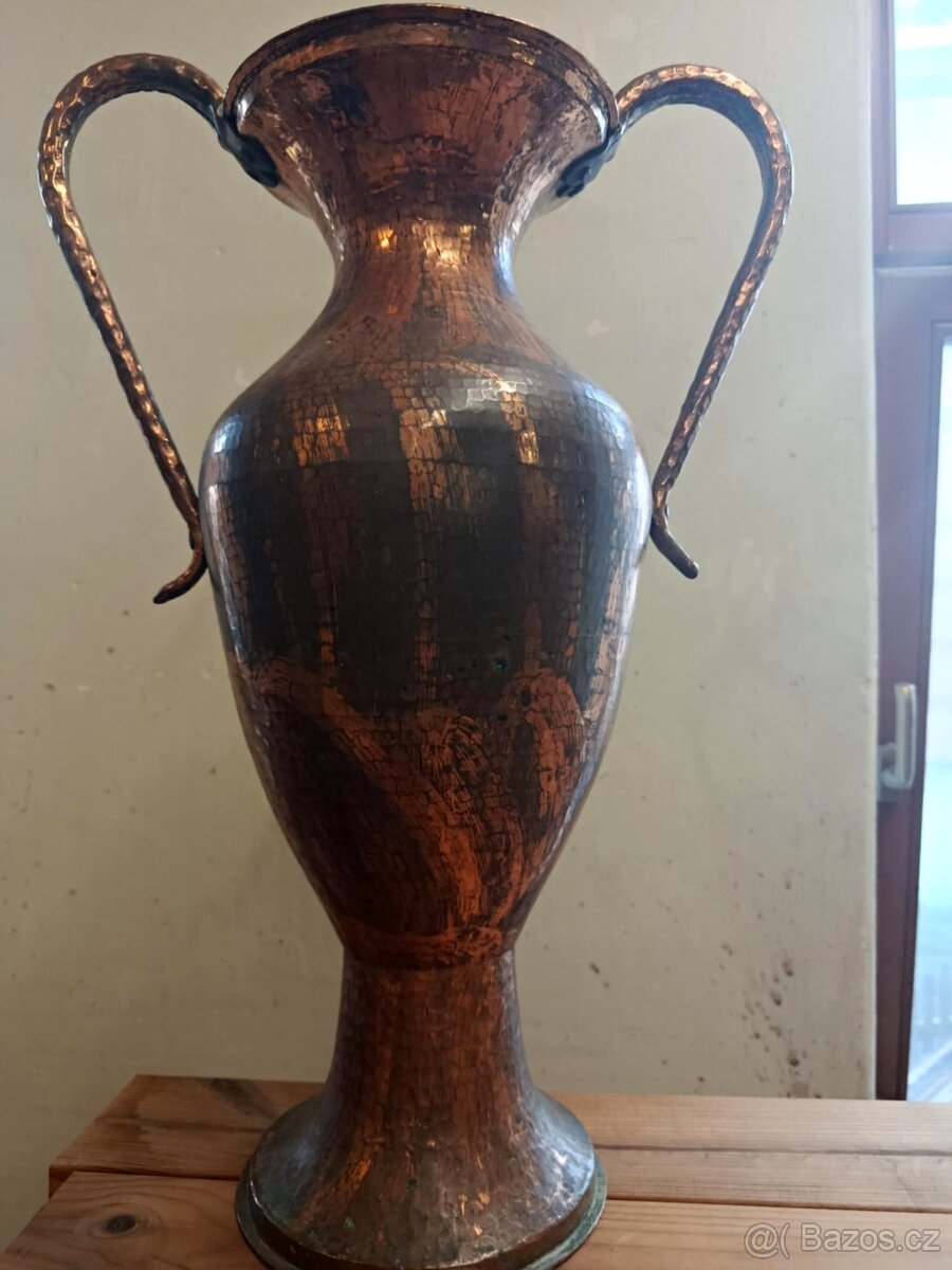 Velká váza z mědi- 51,5cm